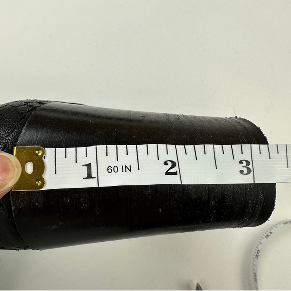 Dune London Knee-High Mid Block Heeled Black Boots Size EU 39 US 8 Dune Black - Picture 7 of 16